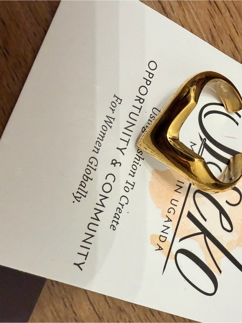 Sseko Statement Ring - Wonder Woman